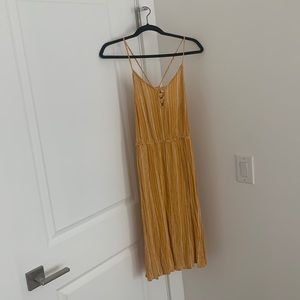 Yellow Stripped Sundress - Women’s Medium